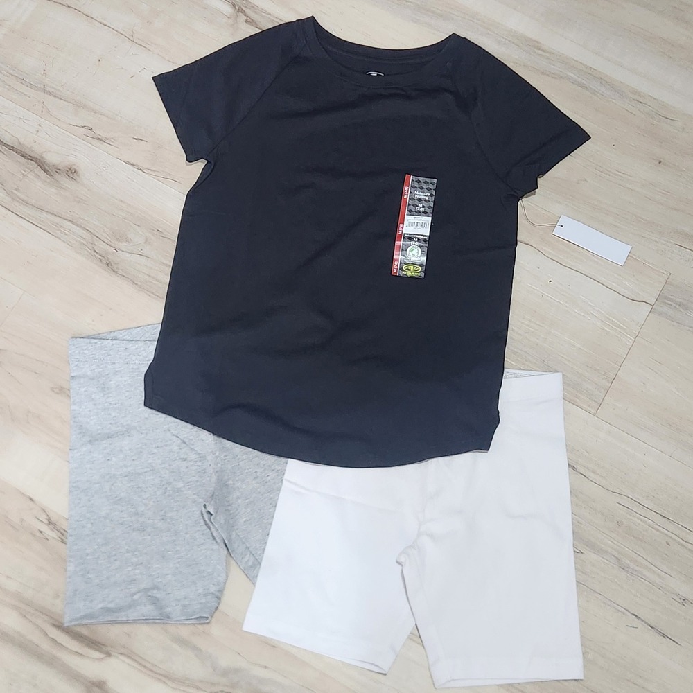 Athletic Works Wonder Nation‎ Girl's 3pc Set M 7-8